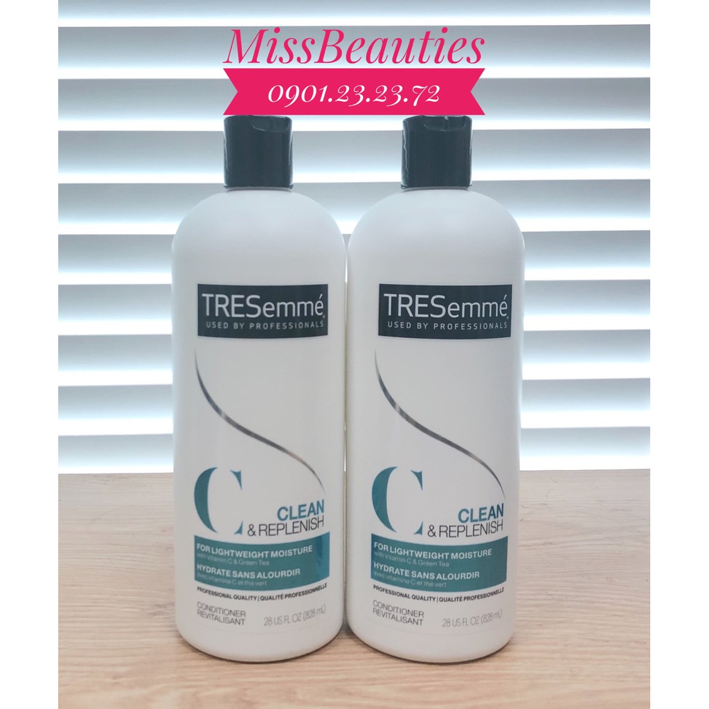 Dầu xả Tresemme CLEAN & REPLENISH 828ML