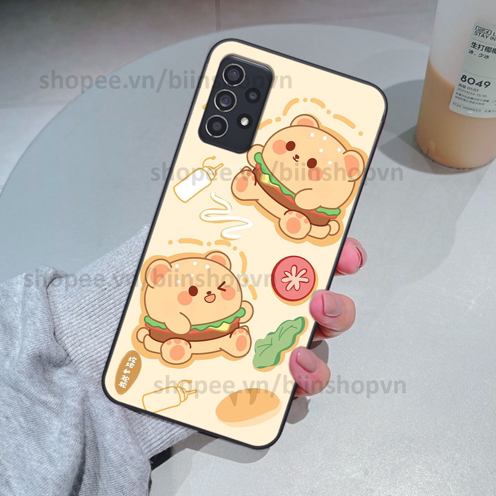 Ốp Samsung A32 / A52 / A72 in hình gấu chocolate kẹo ngọt siêu đẹp siêu xinh