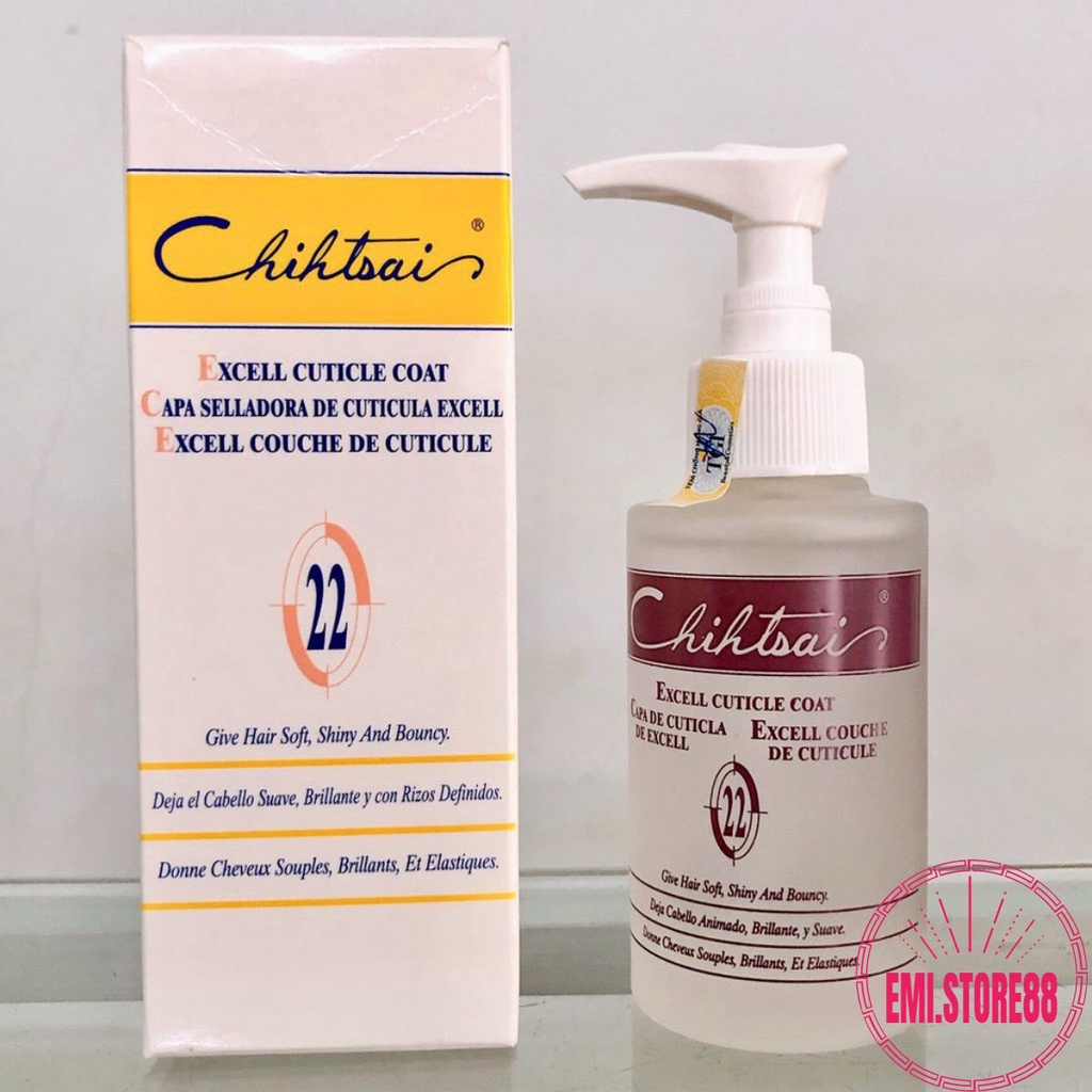 Dầu dưỡng bóng tóc Chihtsai No.22 Excell Curticle Coat 75ml