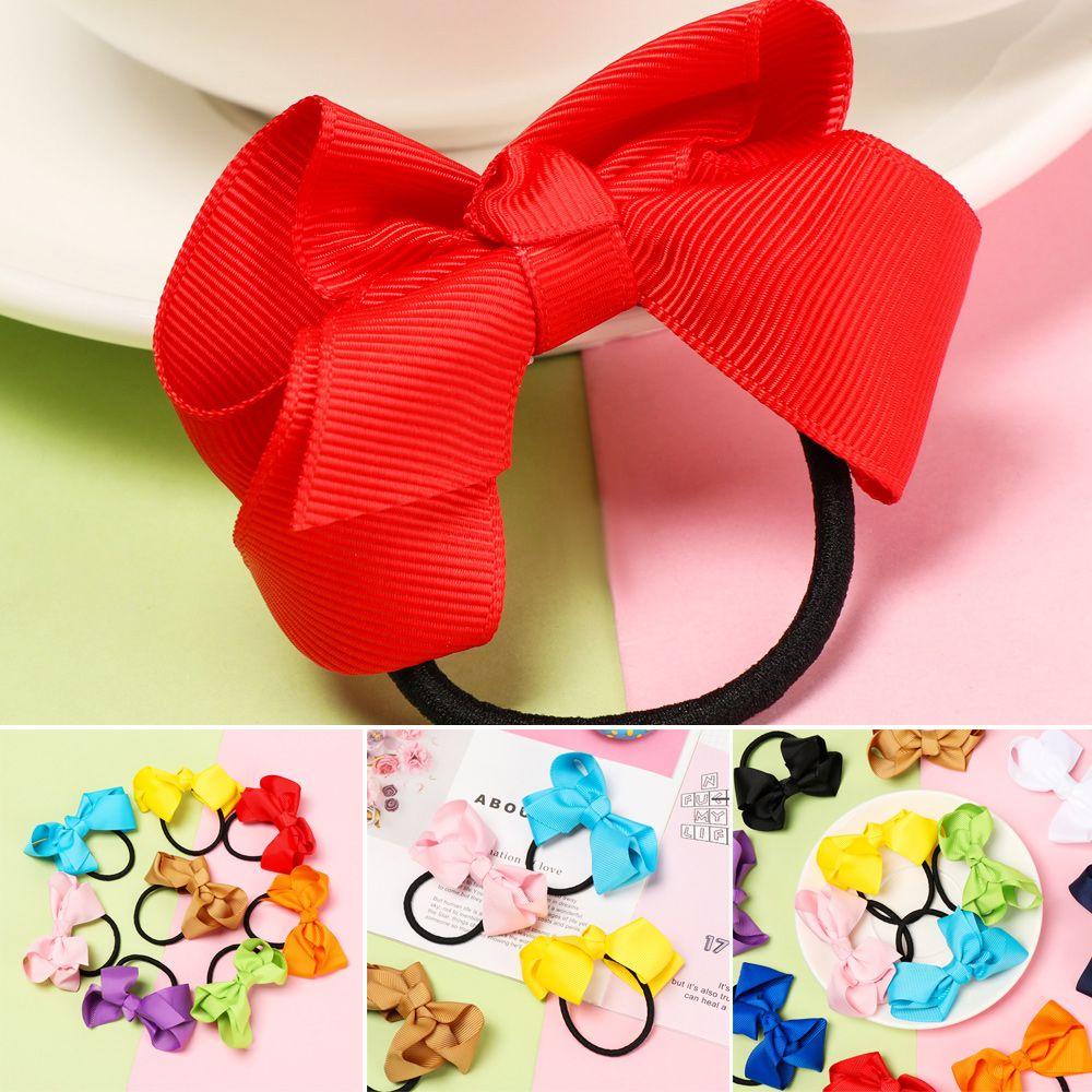 1 Cặp Dây Cột Tóc Nơ Xinh Xắn Cho Bé Gái