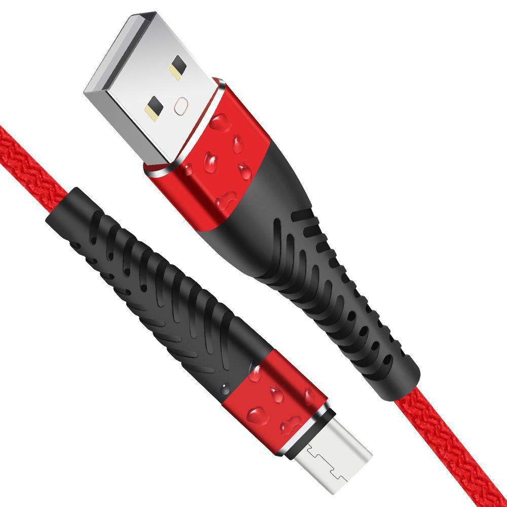 Cáp Sạc Truyền Dữ Liệu USB Type C Kỹ Thuật Số Dây Bện 2.4A Cho Huawei P40