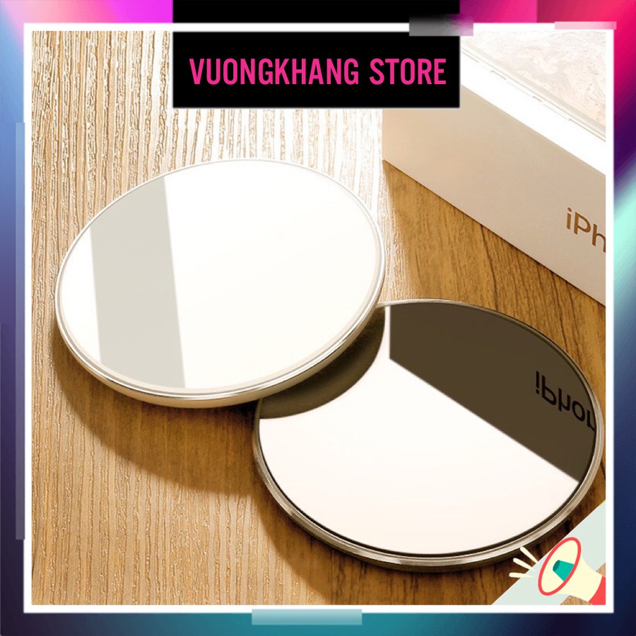 Đế sạc không dây ⚡𝑭𝑹𝑬𝑬𝑺𝑯𝑰𝑷⚡ điện thoại di động nhanh 15W phù hợp với các dòng iPhone, Samsung, Oppo