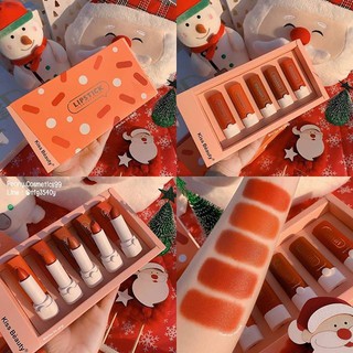 Set 5 cây son thỏi Kiss Beauty Lipstick Lasting Color