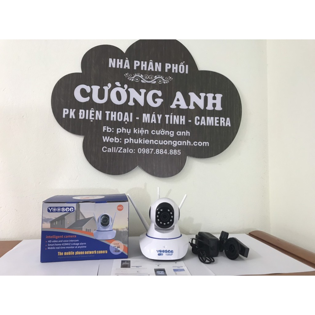 Camera Yoosee Xoay 360 2.0Mp ,1080P FHD - Góc Rộng Quan Sát Rõ Ngày Đêm -  Gía tốt