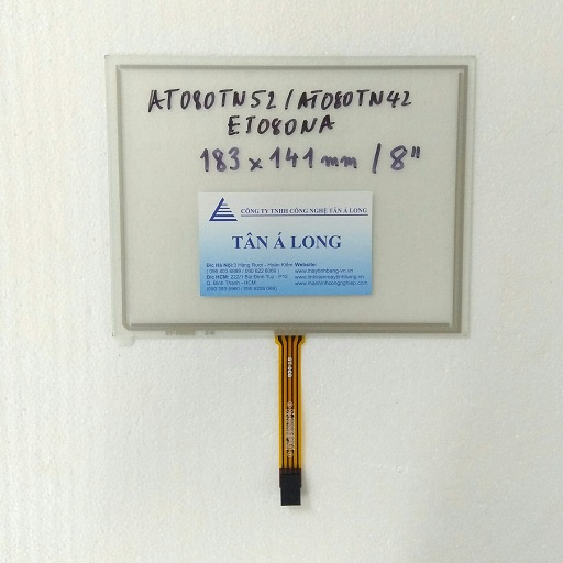 Tấm cảm ứng công nghiệp 8.0 inch mã AT080TN52 AT080TN42 183 x 141 mm