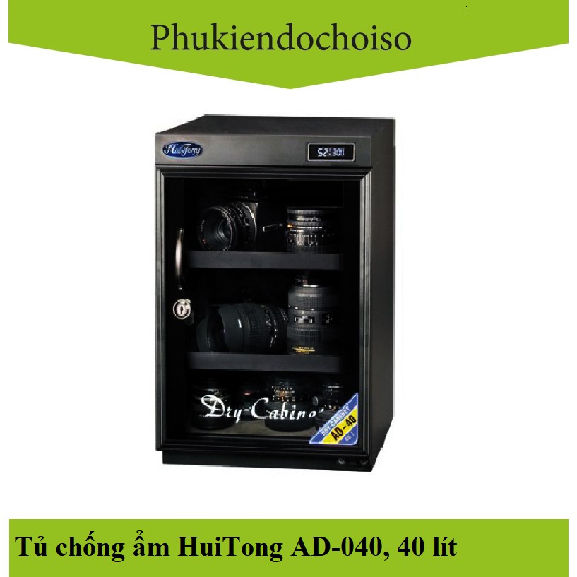 [Mã 159ELSALE hoàn 7% đơn 300K] Tủ chống ẩm HuiTong AD-040, 40 lít