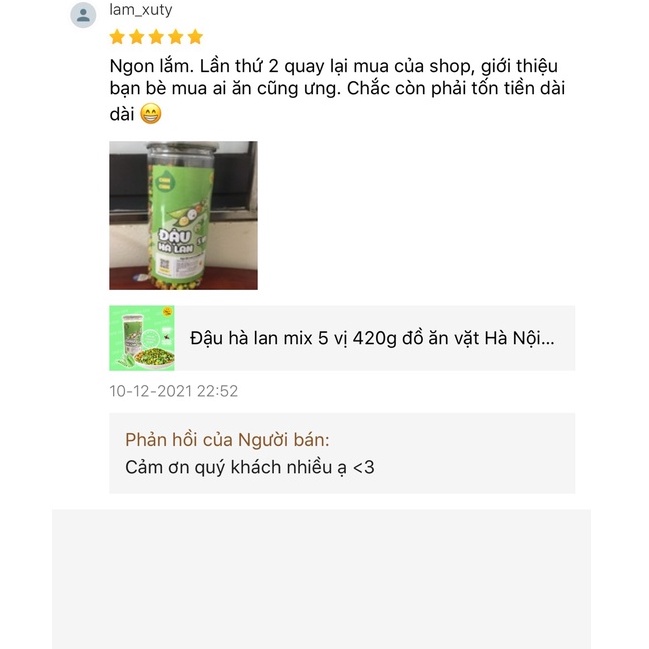 Đậu hà lan mix 5 vị giòn phô mai sữa rang muối wasabi tỏi ớt 420g ChinChin, đồ ăn vặt Hà Nội giao hàng hoả tốc