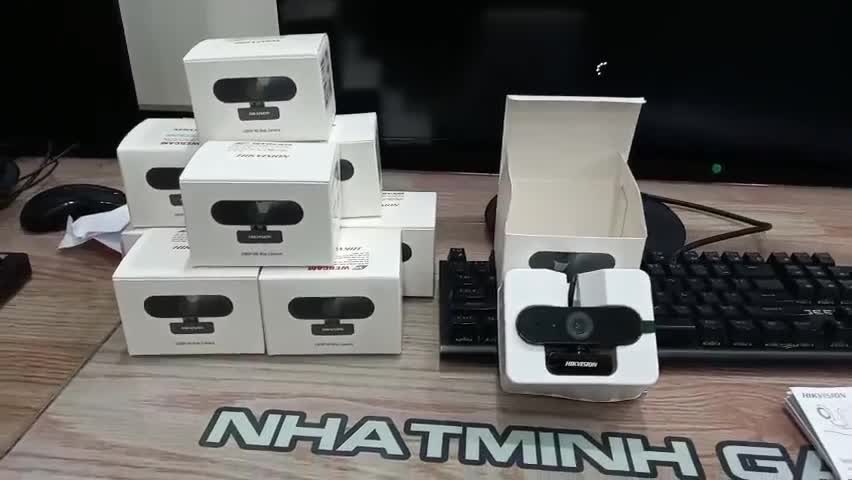 Webcam Máy Tính PC Hikvision DS-U02 Full HD 1920x1080P Có Mic/ Livestream, Dạy & Học Online chính hãng BH 24 tháng | BigBuy360 - bigbuy360.vn