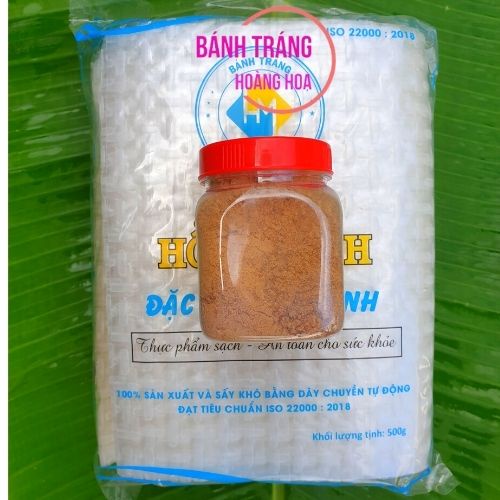 Bánh tráng trắng mỏng loại vuông - cuốn thịt - BÁNH TRÁNG HOÀNG HOA