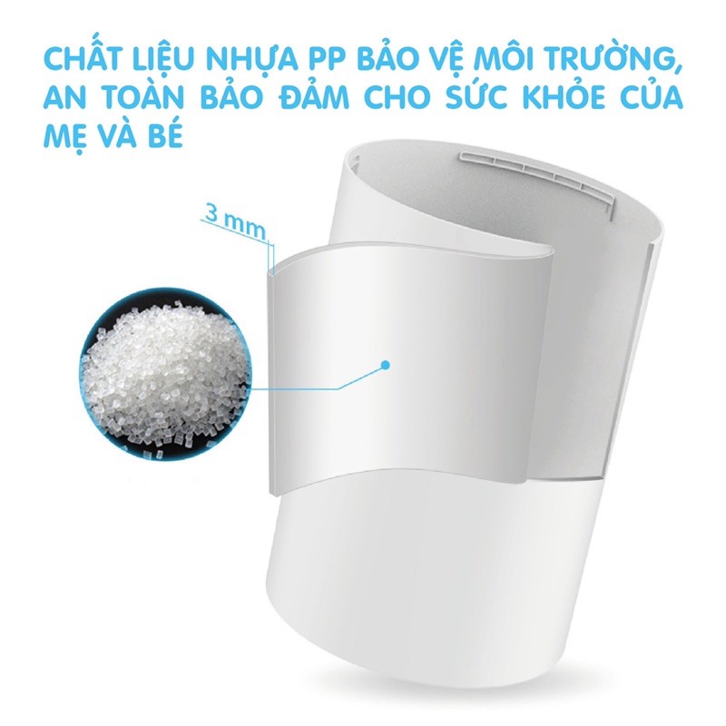 THÙNG RÁC XỬ LÝ TÃ BỈM CHÍNH HÃNG 10 LÍT