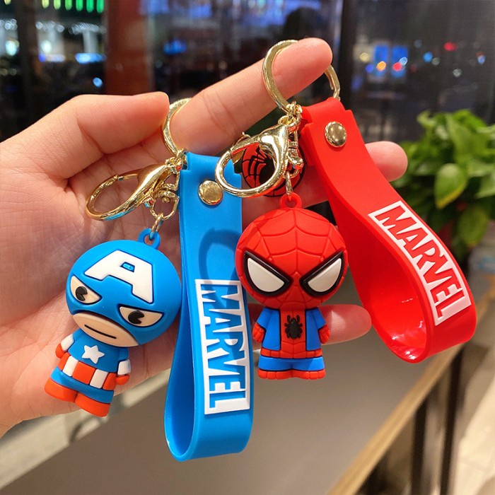 Chuông Treo Túi Xách I5A4 Bằng Da Cao Su Nhập Khẩu Cao Cấp Hình Thú Hoạt Hình Disney Dễ Thương Phối Bóng Lông Nhỏ Nhắn