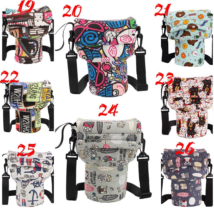 Túi đựng máy ảnh Canon Canon DSLR 77D 70D 80D 750D D3400 D5300 D7200 D810 dễ thương