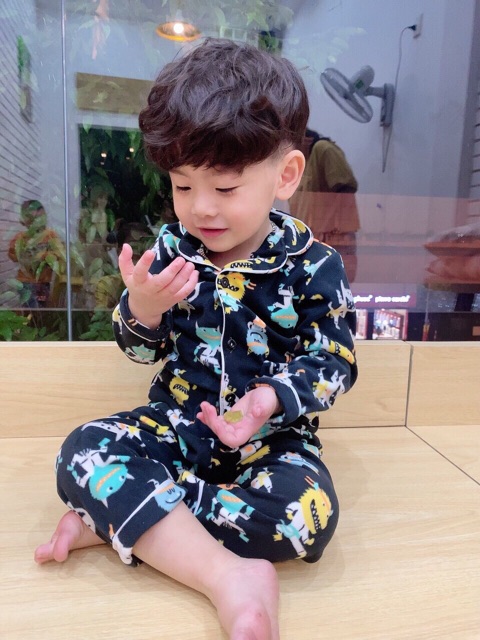 Bộ pijama nỉ size nhí cực đẹp, mềm mại và ấm áp cho bé trai, bé gái - BPNBN