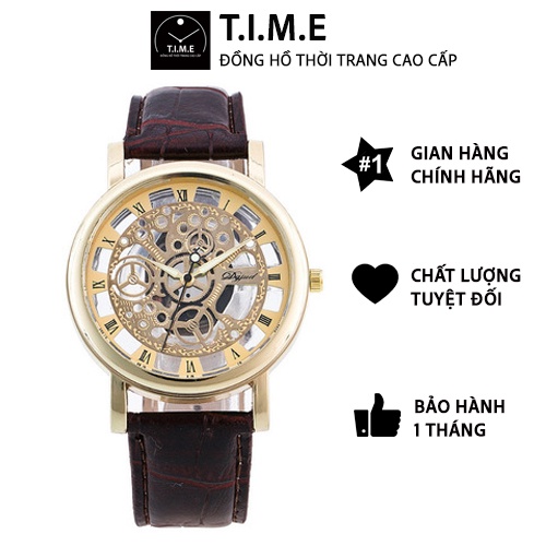 Đồng Hồ Cơ Nam Lộ Máy Chính Hãng Forsining Thời Trang Dây Da Cao Cấp Đẹp Giá Rẻ Dora For Life