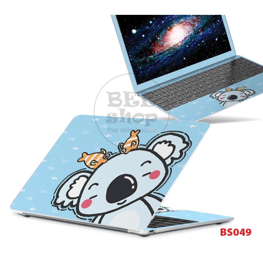 Skin dán laptop cute cute cho Macbook/HP/ Acer/ Dell /ASUS