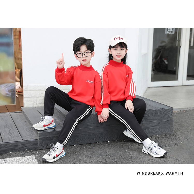 YAOEENH Quần Dài Thể Thao Lót Lông Cừu Dày Dặn Giữ Nhiệt Thời Trang Thu Đông Cho Bé 100-160cm