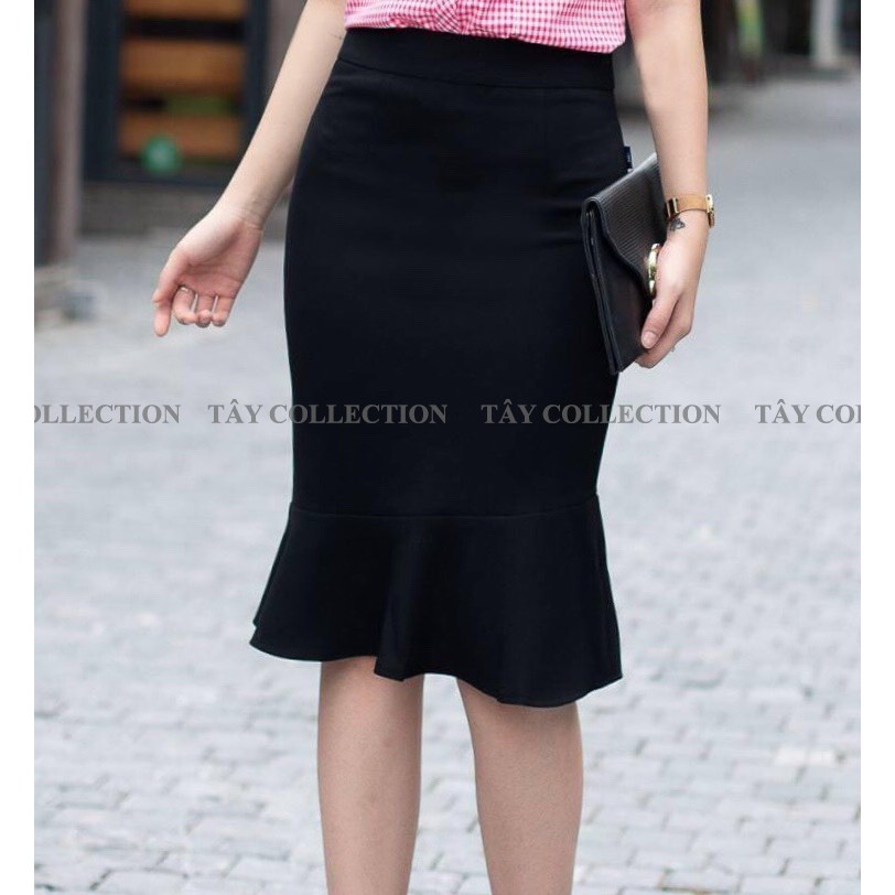 Chân Váy Đuôi Cá Công Sở Tây Collection, May 2 Lớp Cao Cấp Dày Dặn, Mặc Đẹp Tôn Dáng | BigBuy360 - bigbuy360.vn