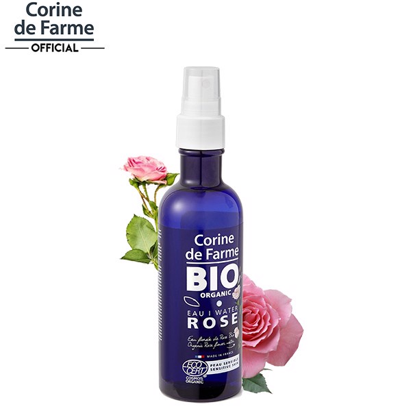 Nước Hoa Hồng Hữu Cơ Cho Da Nhạy Cảm Corine De Farme Bio Organic Rose Water 200ml