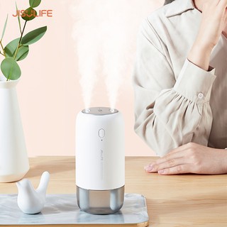 Máy phun sương Jisulife JB08 - Tạo ẩm không khí và giữ ẩm da 500ml - Hai chế độ phun đơn và kép hoạt động tối đa 10h