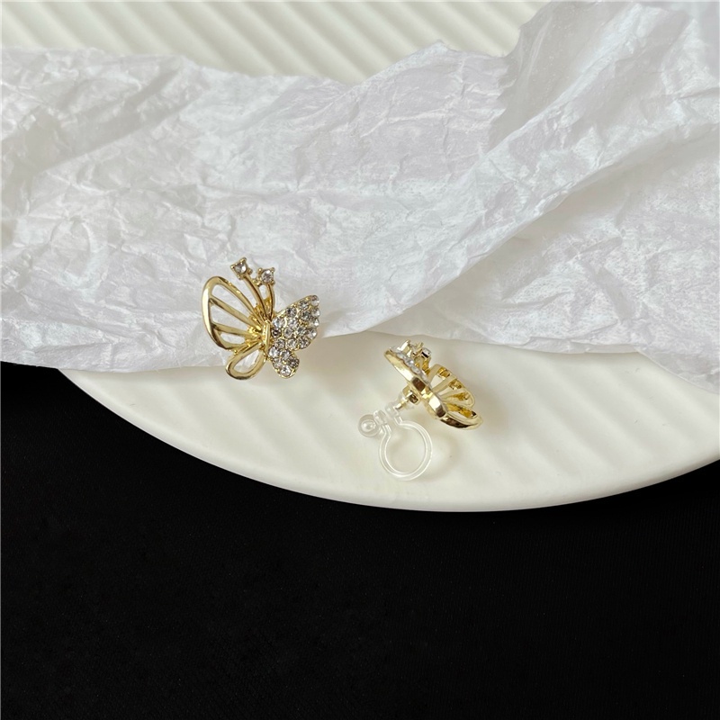 Bông tai mạ bạc 925 hình bướm sang trọng cho nữ