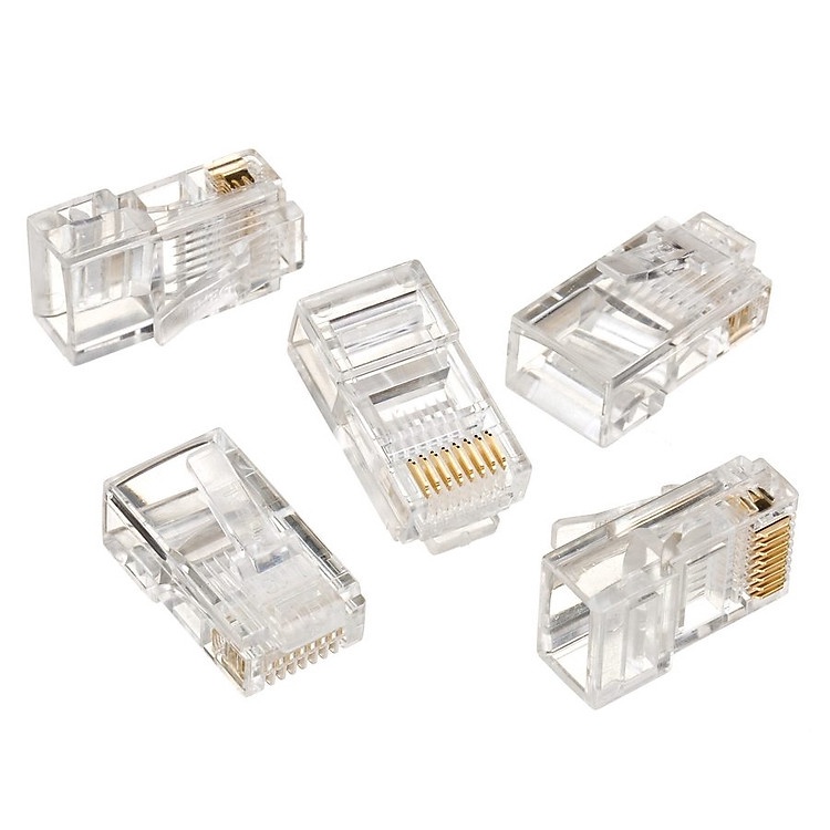Bộ hạt bấm mạng RJ45 loại thường (Bịch 100 hạt mạng )