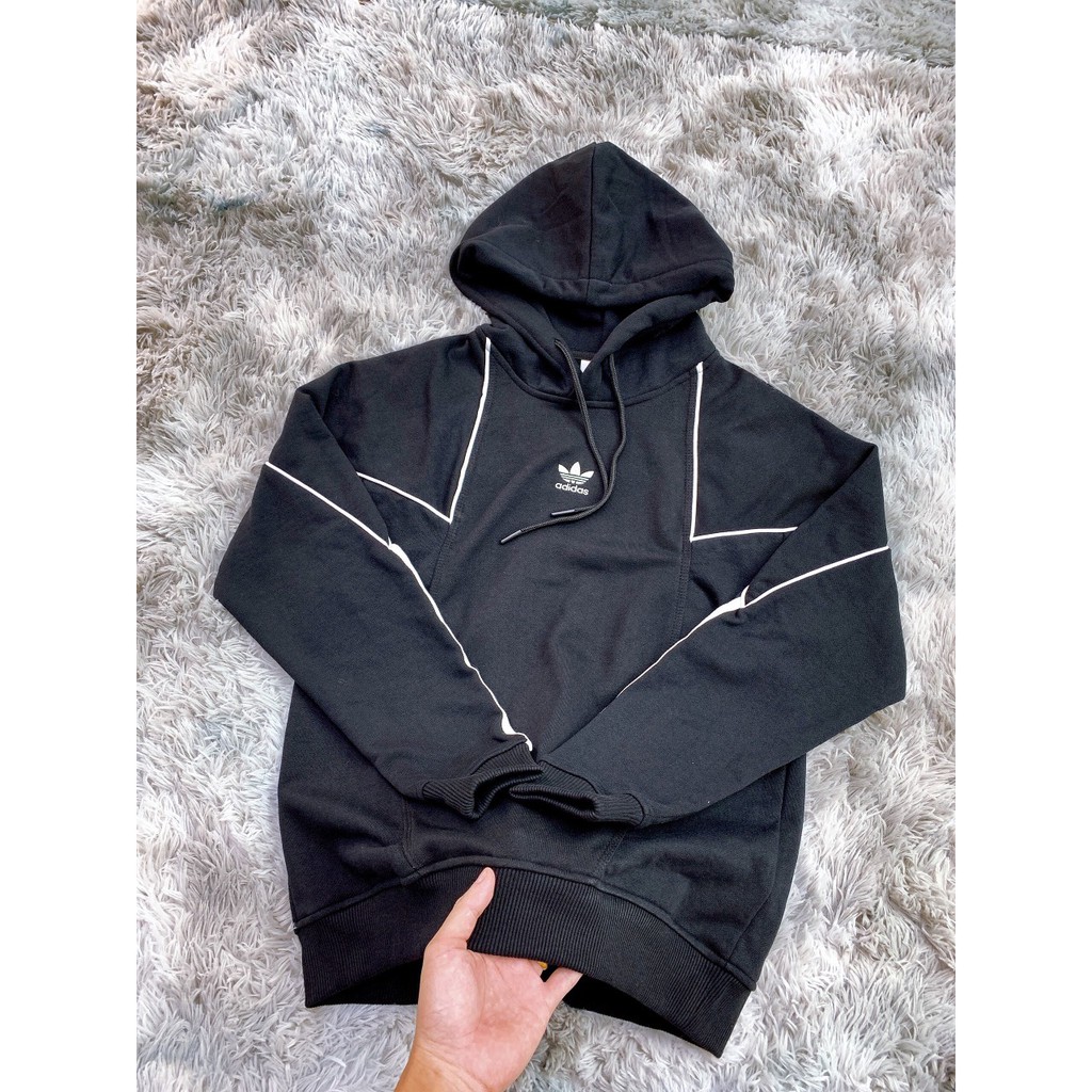(HÀNG XUẤT XỊN) Áo Hoodie Das đen 1791 BIG TREFOIL ABSTRACT HOODIE BLACK Made in Cambodia full tag code  SIZE S M L | BigBuy360 - bigbuy360.vn