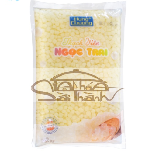 Thạch Ngọc Trai Phô Mai - Thạch 3Q Phô Mai - 1.0kg/ 2.0kg - Hùng Chương