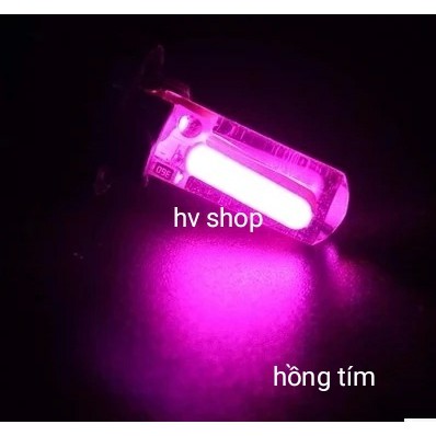 Bộ 2 led demi xi nhan T10 gắn xe máy COB hv shop