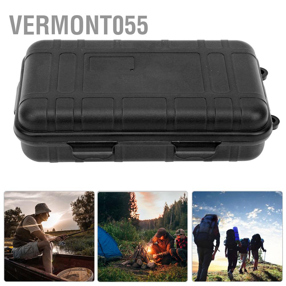 Vermont055 Large EDC Tool Outdoor Survival Container Shakeproof Waterproof Sealing Storage Box