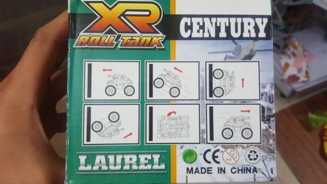 Xe tăng XR Roll Tank chống lật có nhạc, đèn  2039