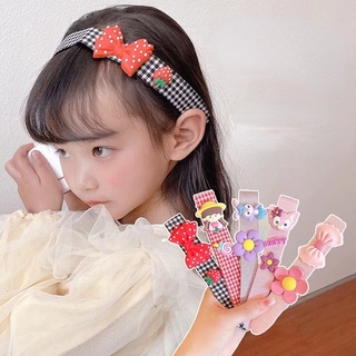Băng Đô Dán Tóc Kiểu Dáng Hoạt Hình Xinh Xắn Cho Bé Gái