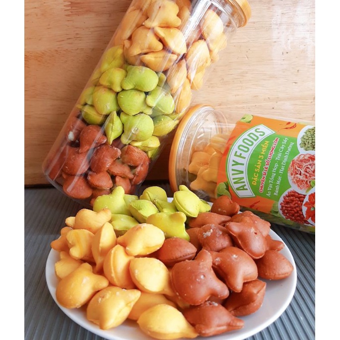 Bánh gấu nhân kem mix vị 430gr