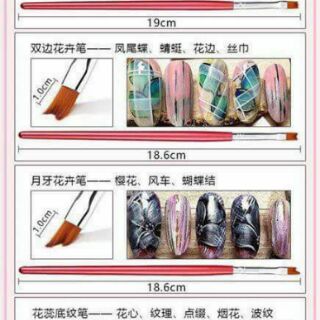 Bộ cọ vẽ hoa