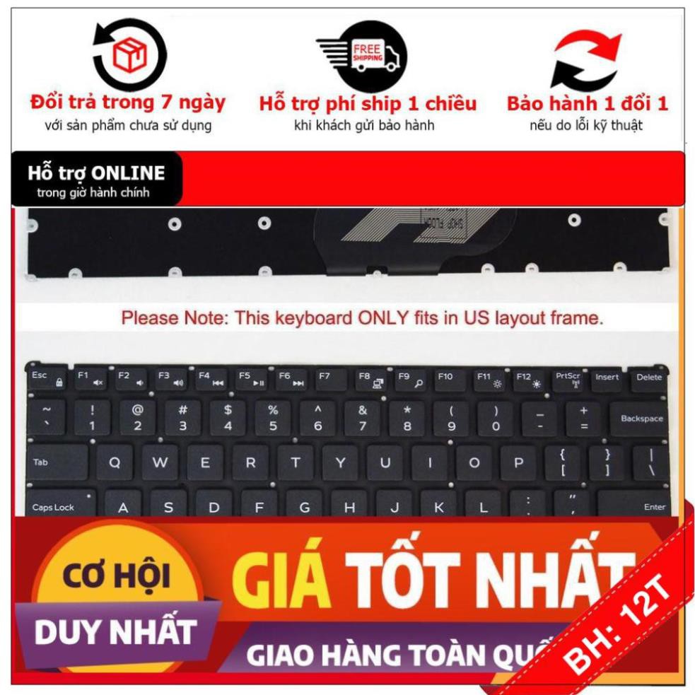 [BH12TH] 🎁 [Ảnh Thật ] Bàn phím Laptop DELL INS 11-3162 - Inspiron 11-3000 3162 3164 3168