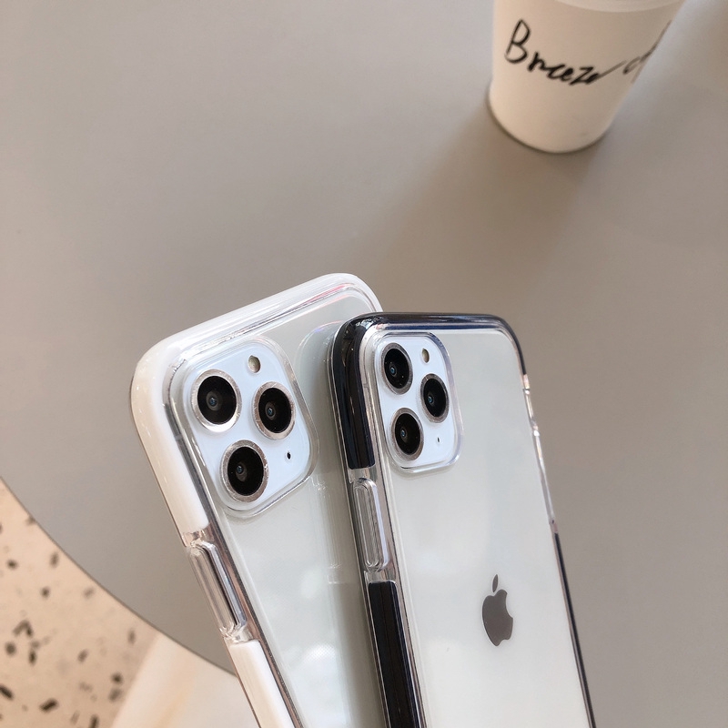 iPhone 12 Pro max Ốp điện thoại mềm trong suốt dành cho iPhone 11PROMAX 11 X XS XSMAX XR 7 8 7PLUS 6 6SPLUS 6S 11PRO SE 2020 8PLUS