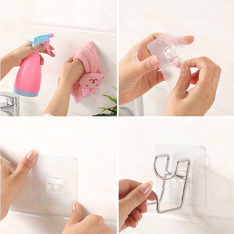 1 Móc Treo Đồ Dán Tường Bằng Thép Không Gỉ Thiết Kế Hình Học Sáng Tạo Chống Nước