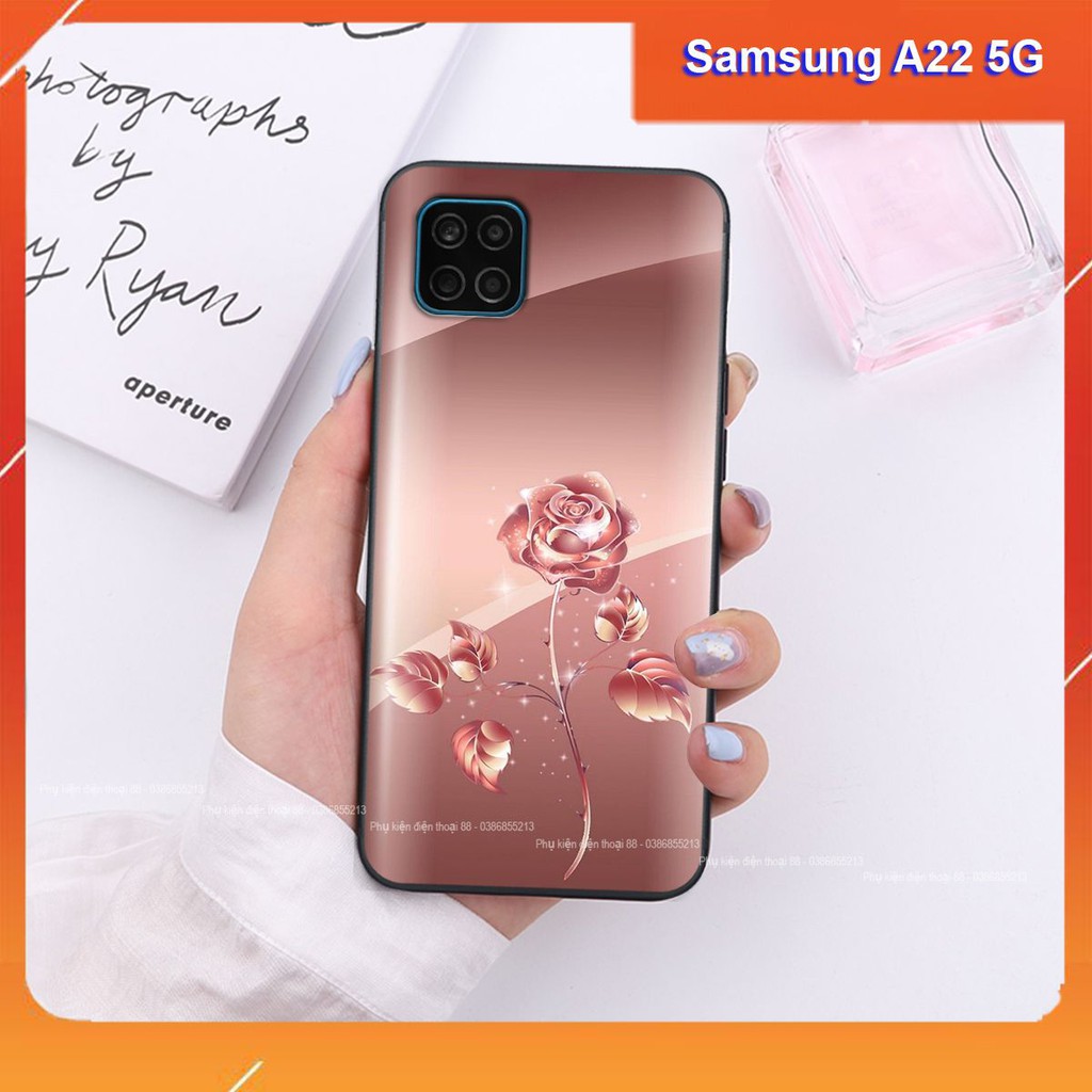 Ốp lưng Samsung A22 5G hình hình hoa, thiên nga, đẹp thời trang - CAO CẤP - SANG TRỌNG