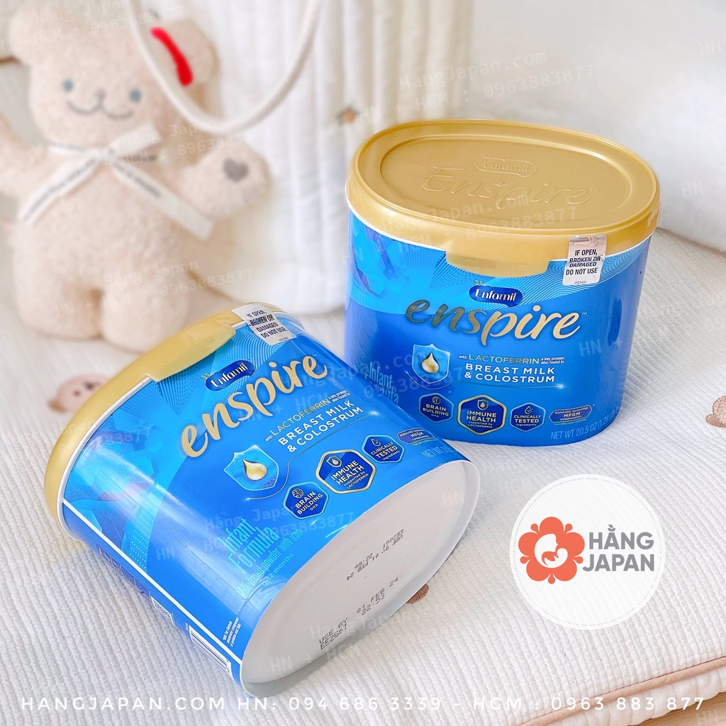Sữa bột Enfagrow Enspire 581g/ 680g cho bé 0 đến 12 tháng