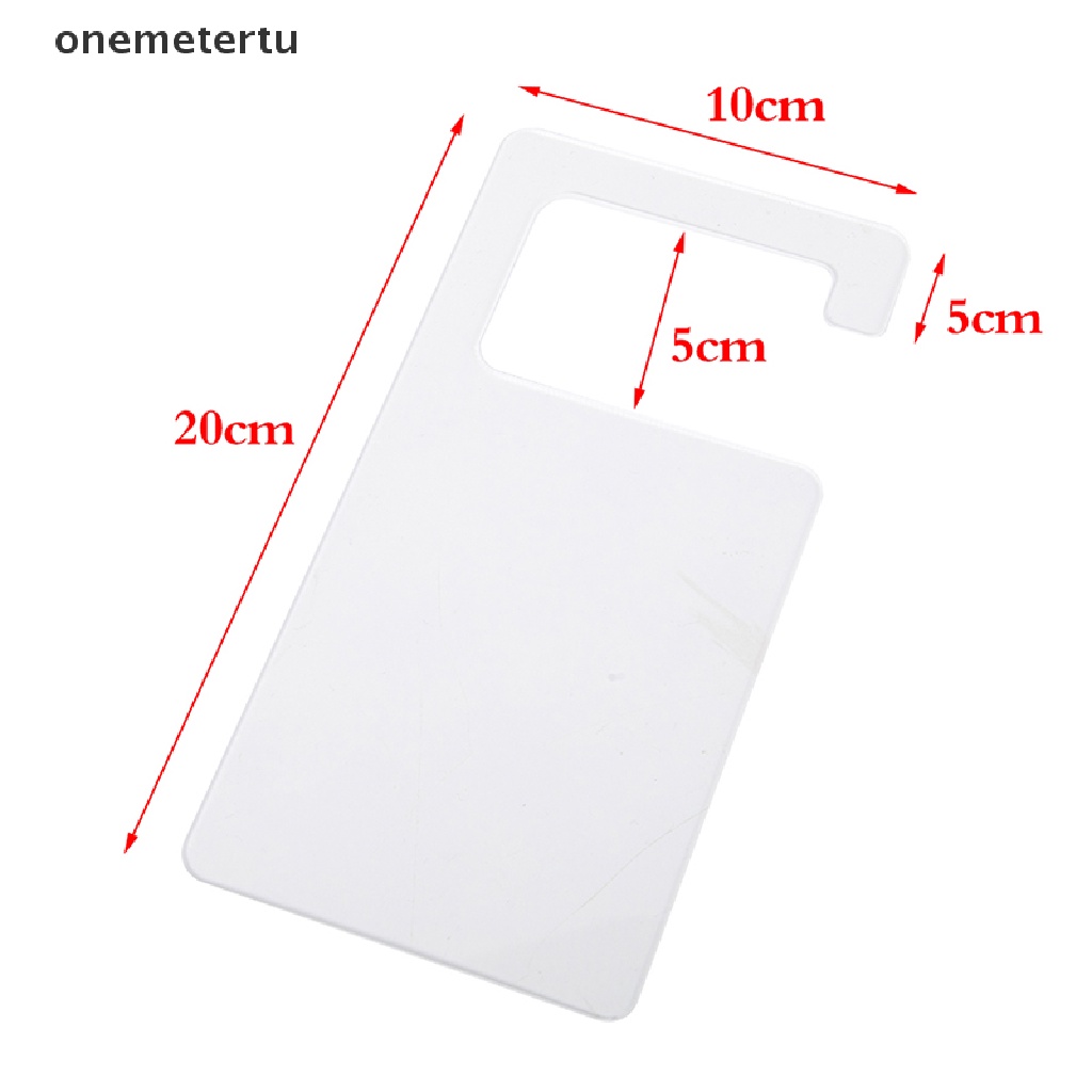 Thẻ Màu Trưng Bày Móng Tay Hình Vuông / Oval / Trái Tim Bằng Acrylic Trong Suốt