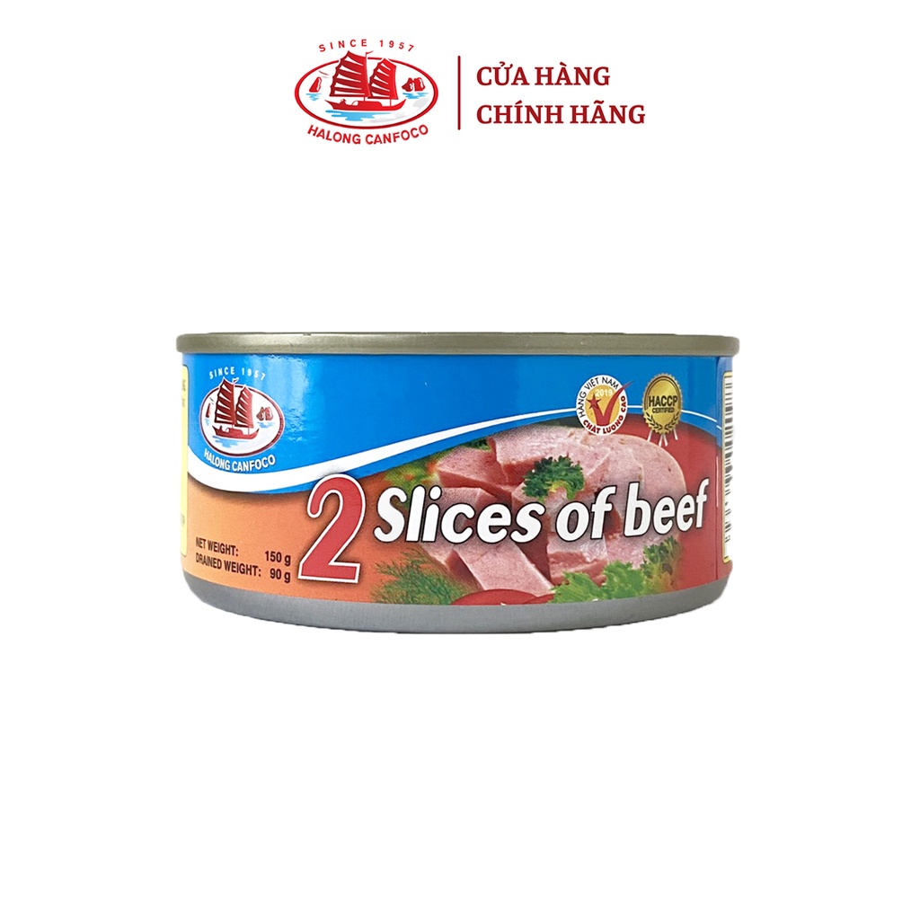 Thịt Bò 2 Lát 150g - Đồ Hộp Hạ Long