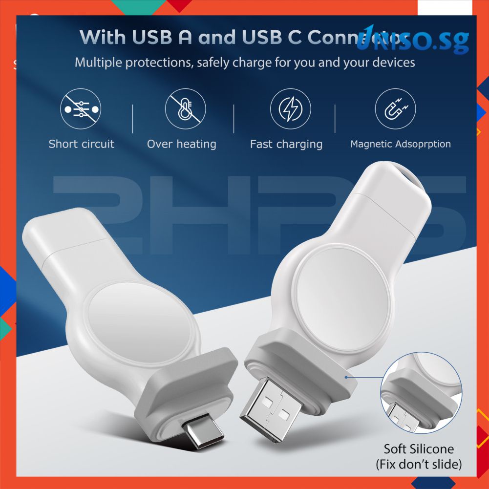 Không Dây Thông Minh Sạc Sạc Dành Cho IWatch 7 6 5 4 3 2 1 SE di Động USB C Đế Sạc Dùng Cho Các Dòng Đồng Hồ Apple Phụ Kiện [Unio]]