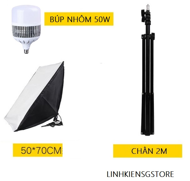 🔥 GIÁ SỈ 🔥 BỘ SOFT-BOX ,ĐÈN BÚP NHÔM 50W,CHÂN ĐỨNG 2M STUDIO, LIVE STREAM,CHỤP HÌNH QUAY PHIM