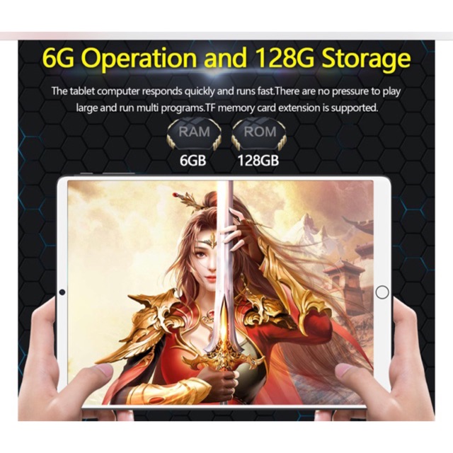 Máy tính bang tablet As888 ram 6G KÈM quà tặng 8 món