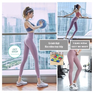 Quần tập gym nữ cạp cao phong cách sexy giá rẻ K02