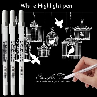 Bút Mực Gel Màu Trắng Thiết Kế Độc Đáo Tiện Dụng Cho Học Sinh