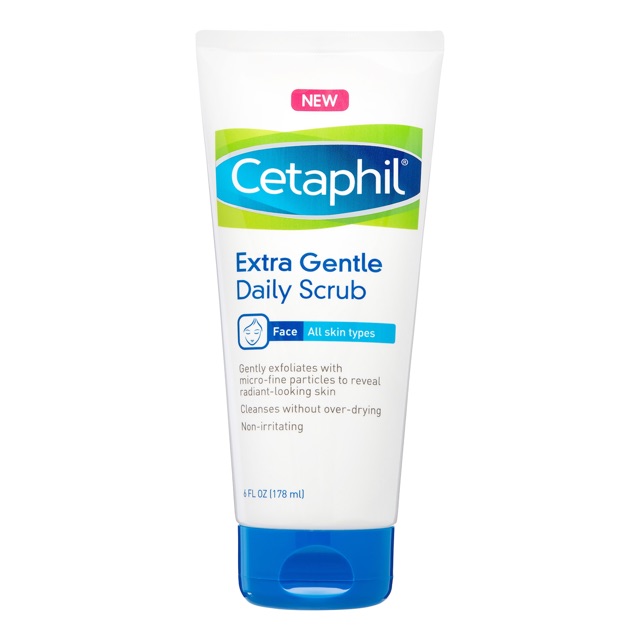 Sữa rửa mặt tẩy tế bào chết dịu nhẹ Cetaphil Extra Gentle Daily Scrub 178g Hàng Mỹ