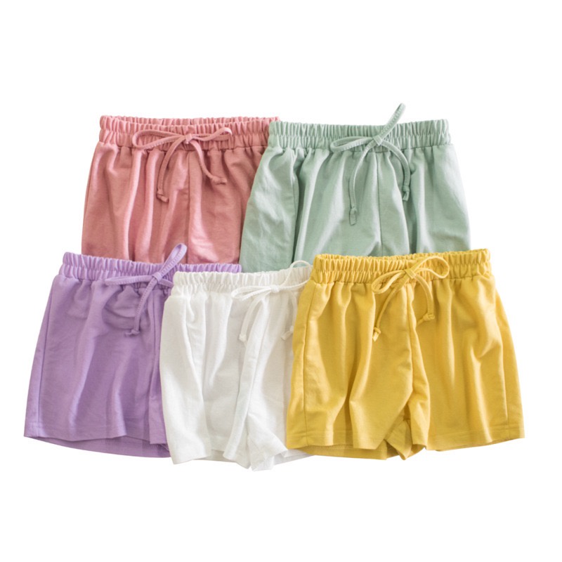 Quần thun bé gái Kotokids Home, quần short bé gái chất cotton (HK610)