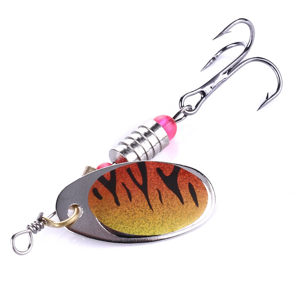 Mồi câu cá giả HENGJIA SPINNER bằng kim loại 3.2g 3.7g 5.1g 3.6g