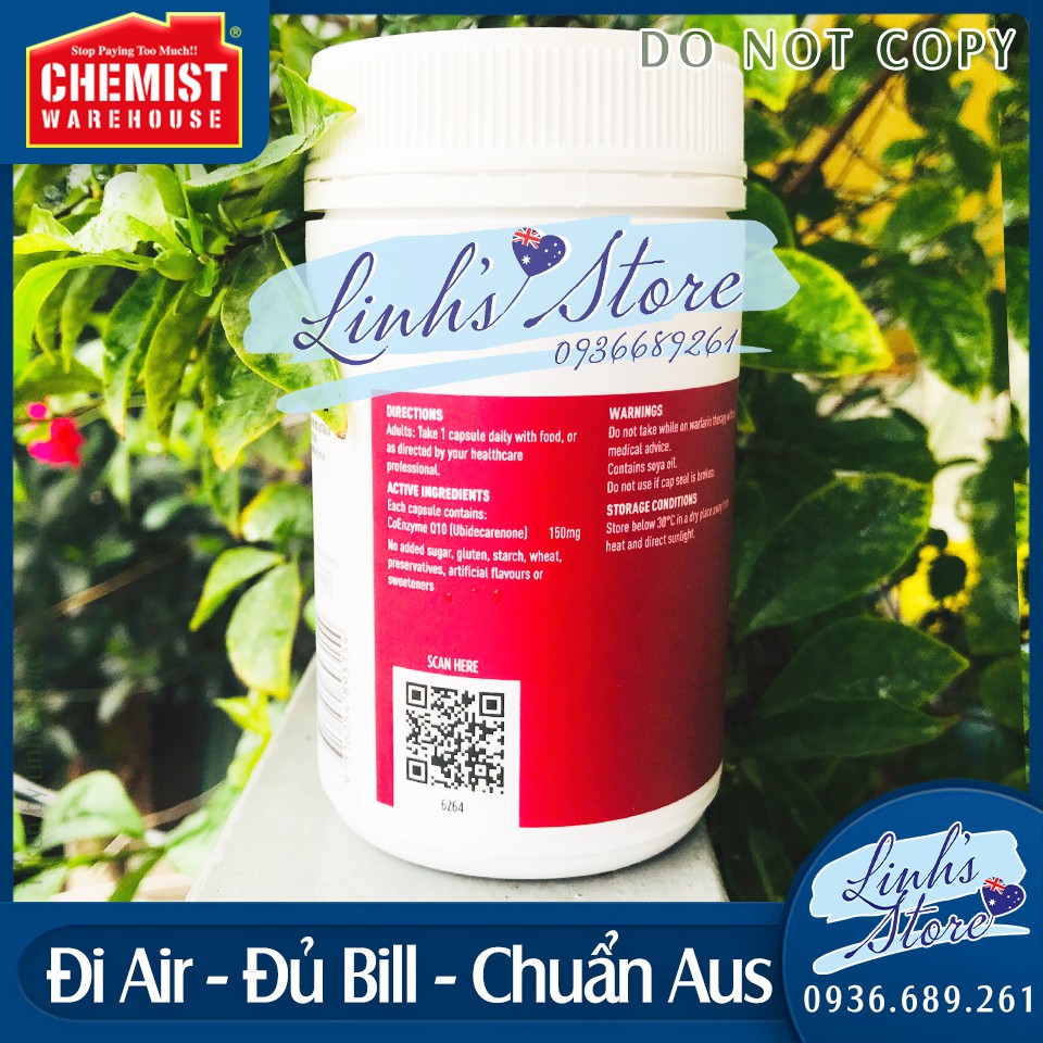 Healthy Care CoEnzyme Q10 150mg - 100 viên 💙 Chemist Warehouse - Úc