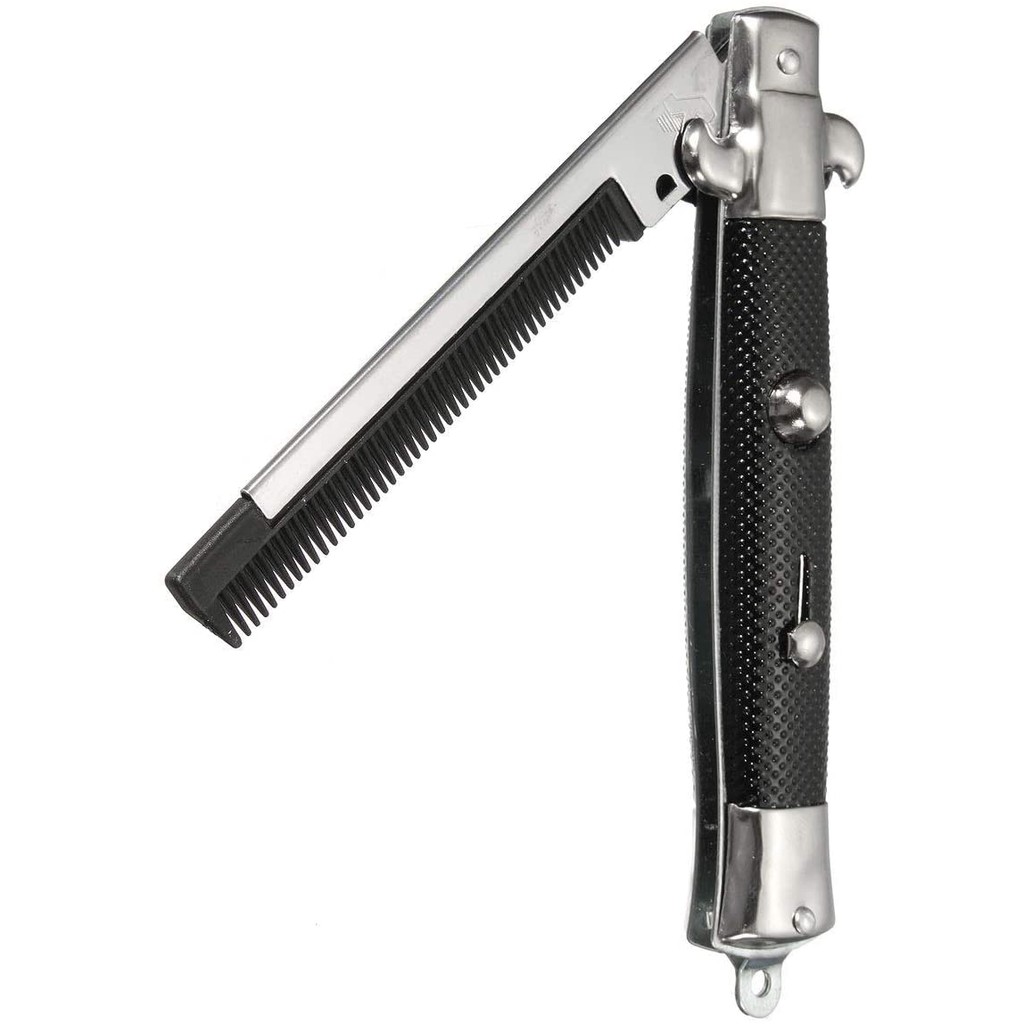 Lược bấm hộp vàng siêu ngầu Switch Blade Comb | Chải Pomade & Sáp